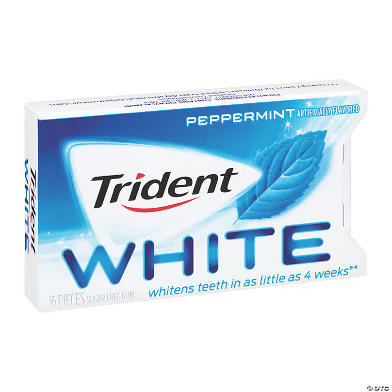 TRIDENT White Peppermint 9 pack