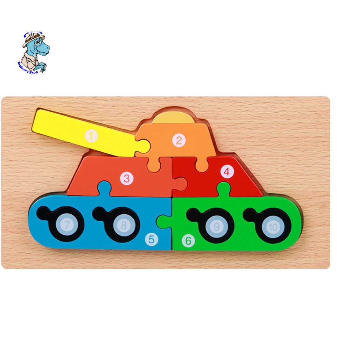 3D Wooden Puzzle