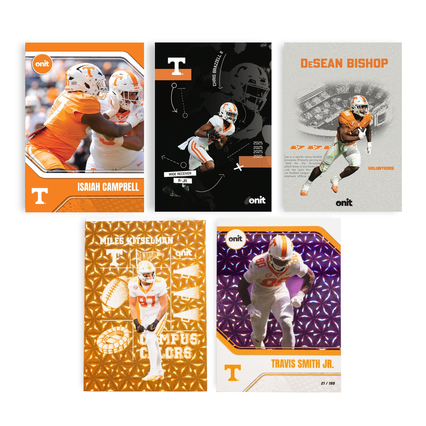 University of Tennessee Football 2025 Trading Cards - Platinum Box (Guaranteed Autograph)