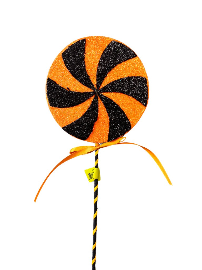 Lollipop Pick H18xDIA5 Orange/Black