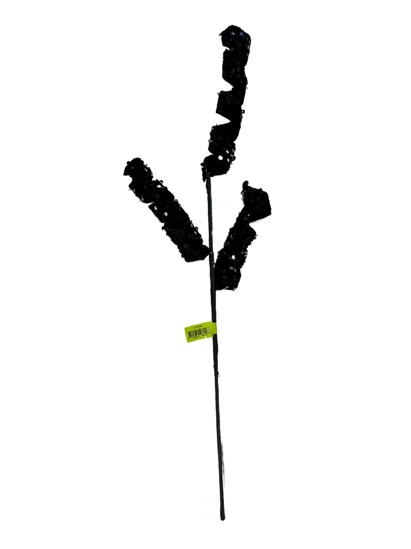 Sequin Curly Spray Black