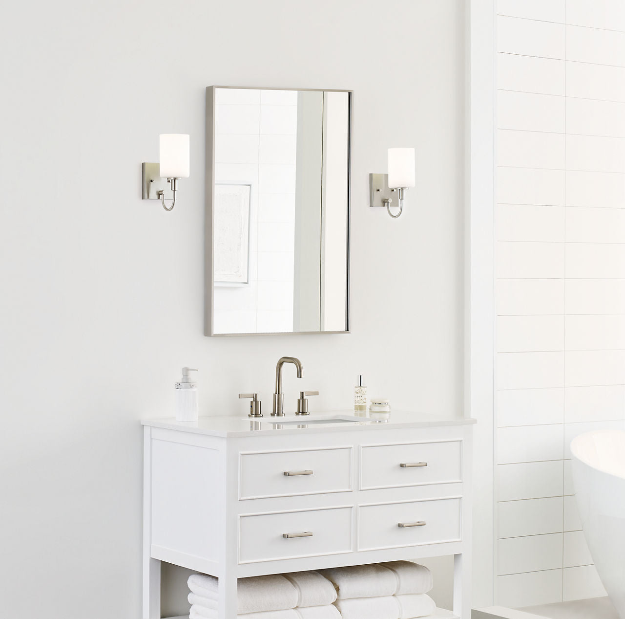 Oak Moore 1-Light Bath Sconce