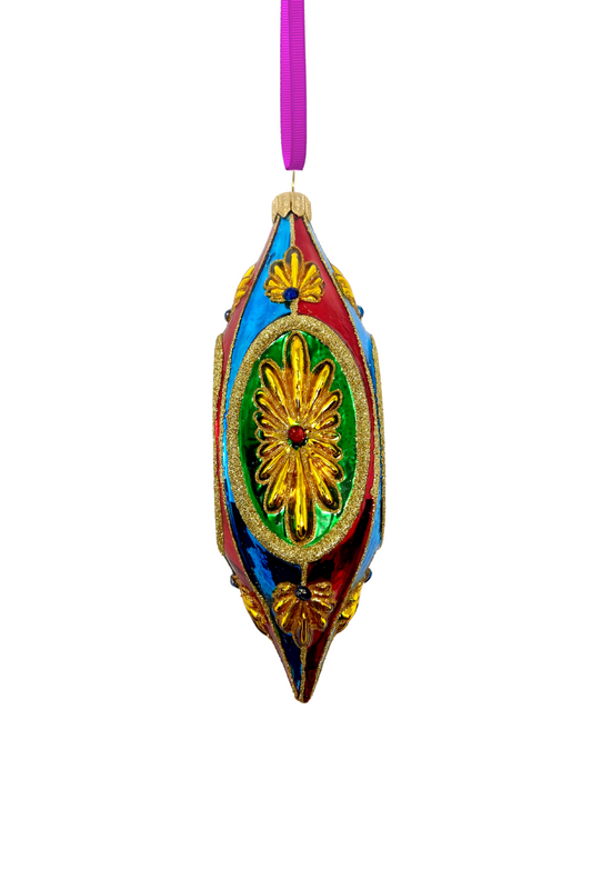 Venetian Coin Glass Ornament