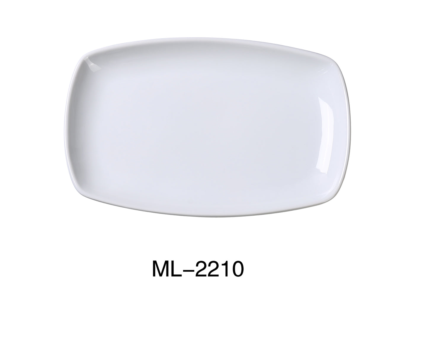 Yanco ML-2210 Mainland 9 3/4" X 6 1/4 X 1" RECTANGULAR PLATE WITH