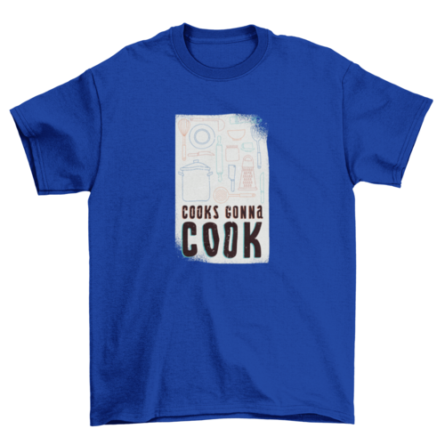 Food & Drinks Cooking Cool Kitchen Tools Big Bold Quote "Cooks Gonna | Apparel | Under $100 | Kitchen + Metal