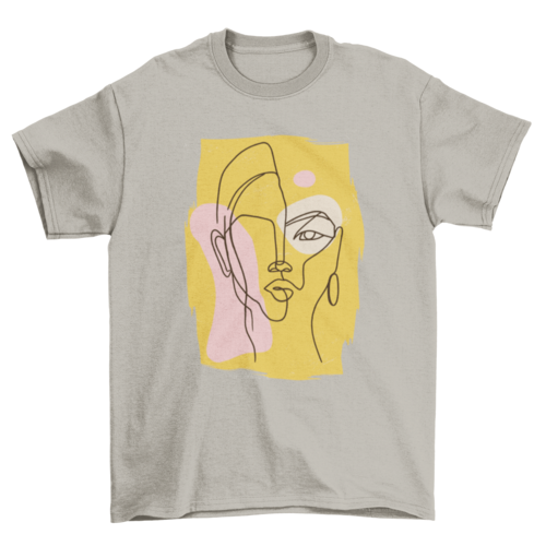 Abstract Woman T-shirt | Binge T-shirt Shop