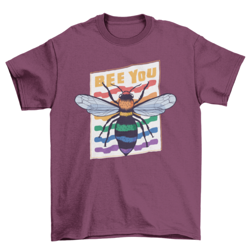 Pride Bee Quote T-shirt | Binge T-shirt Shop