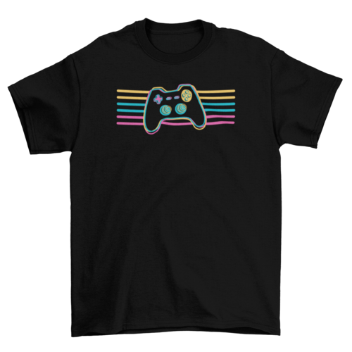 Retro Joystick T-shirt | Binge T-shirt Shop