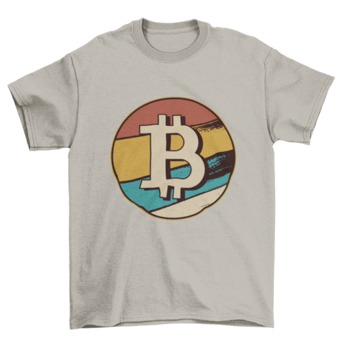 Bitcoin Retro T-shirt | Binge T-shirt Shop