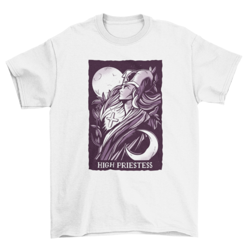High Priestess Tarot T-shirt | Binge T-shirt Shop
