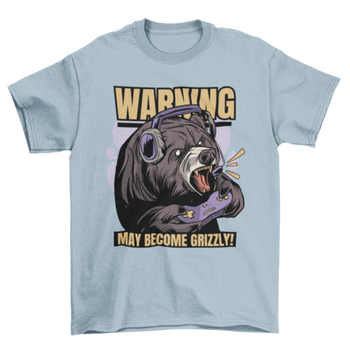 Gaming Bear T-shirt | Binge T-shirt Shop
