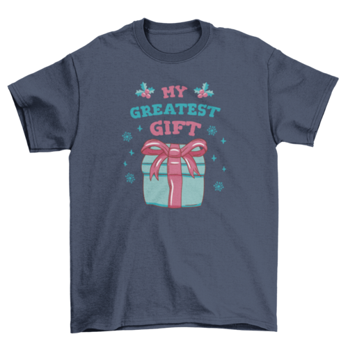 Pregnant mom christmas gift t-shirt