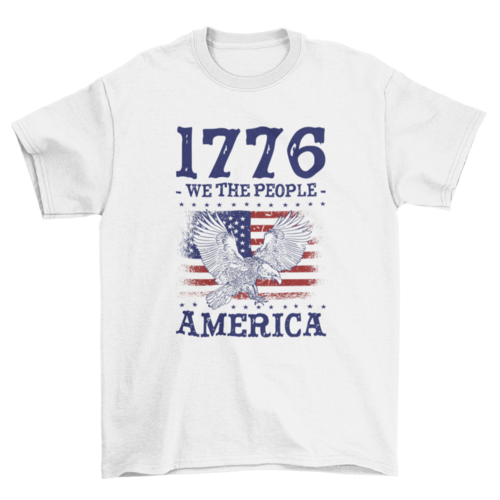 1776 America Patriotic T-shirt | Binge T-shirt Shop