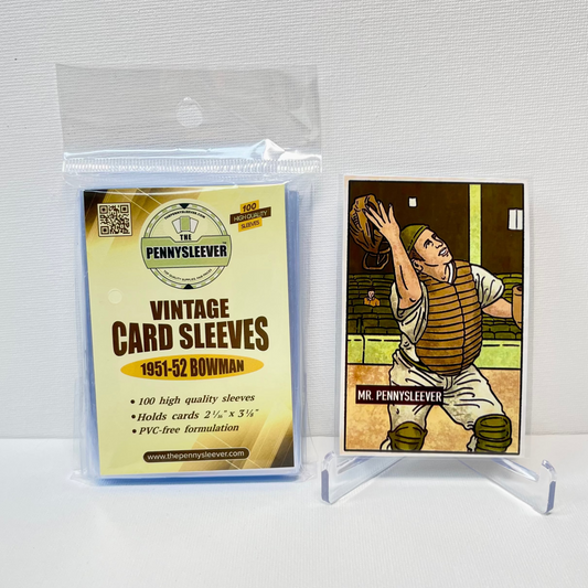 Vintage Card Sleeves 1951-52 Bowman (100 count)