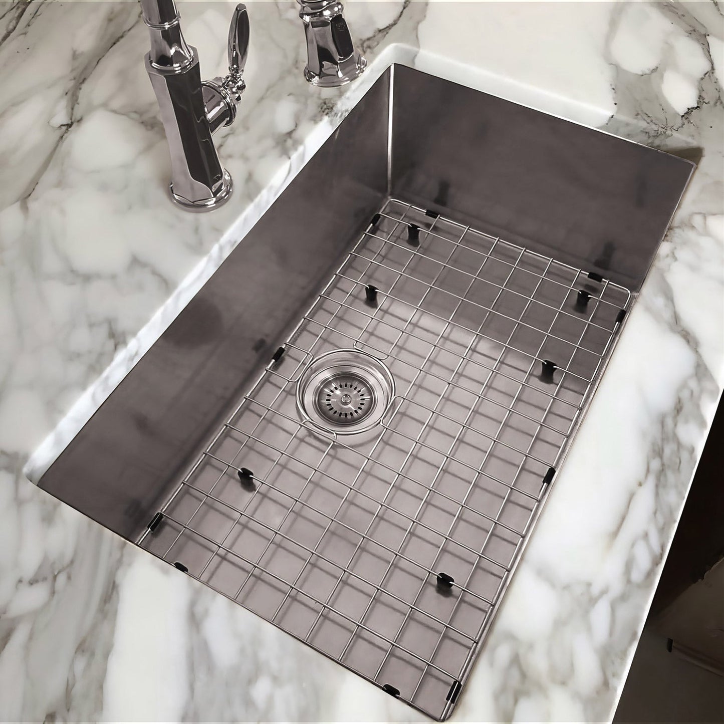 Noah Plus Heavy Duty, 6 Gauge frame, Single Bowl Dual-Mount Sink Set