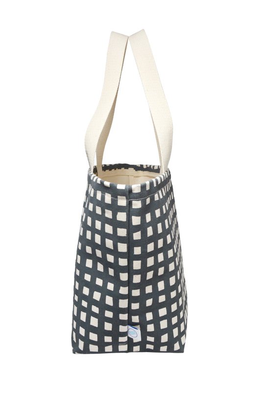 Grid Wide Tote