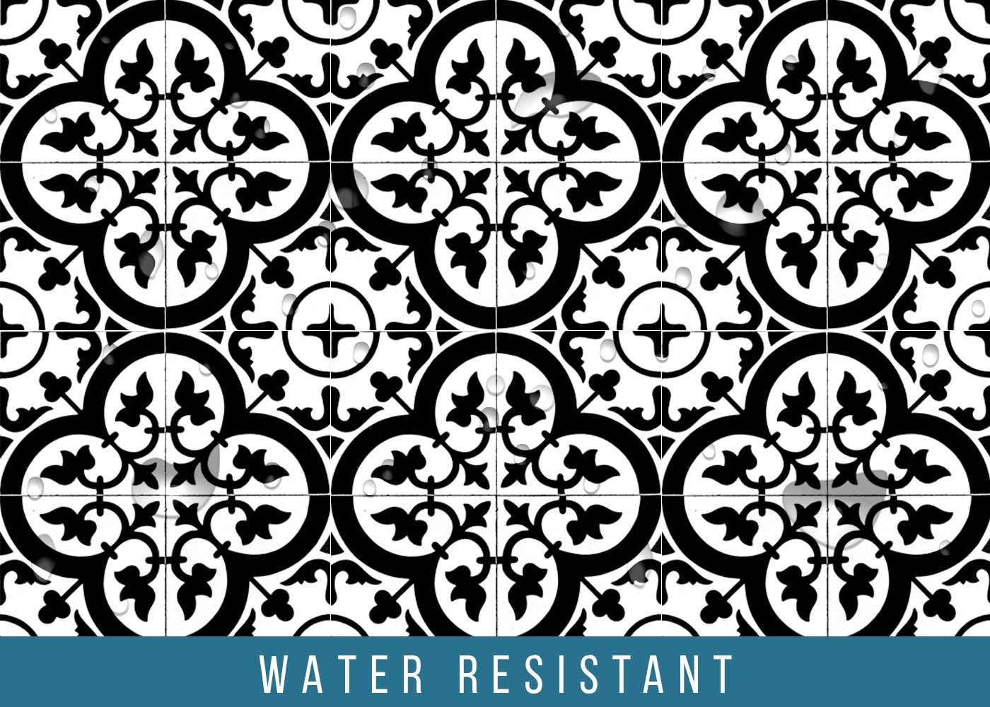Decorative Tile stickers set of 24 Peel & Stick