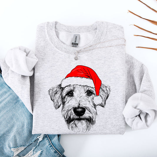 Wheaten Terrier, Santa, Dog, Christmas, Dog Lover, Pet Sweatshirt