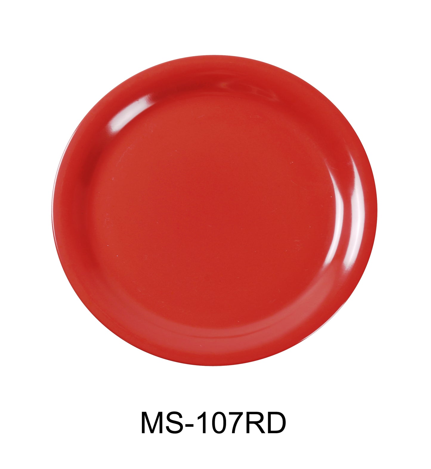 Yanco MS-107RD Mile Stone Narrow Rim Round Plate | Kitchen + Metal