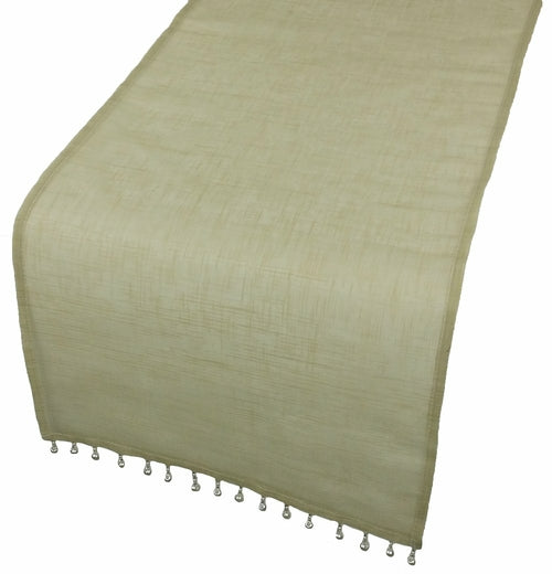 XD13187 Beaded Sheer Table Runner