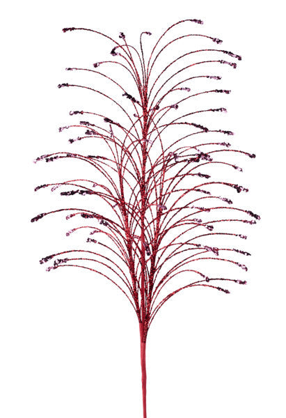 35"L GLTTR/HEX GLTTR FISHLINE SPRAY RED/PINK