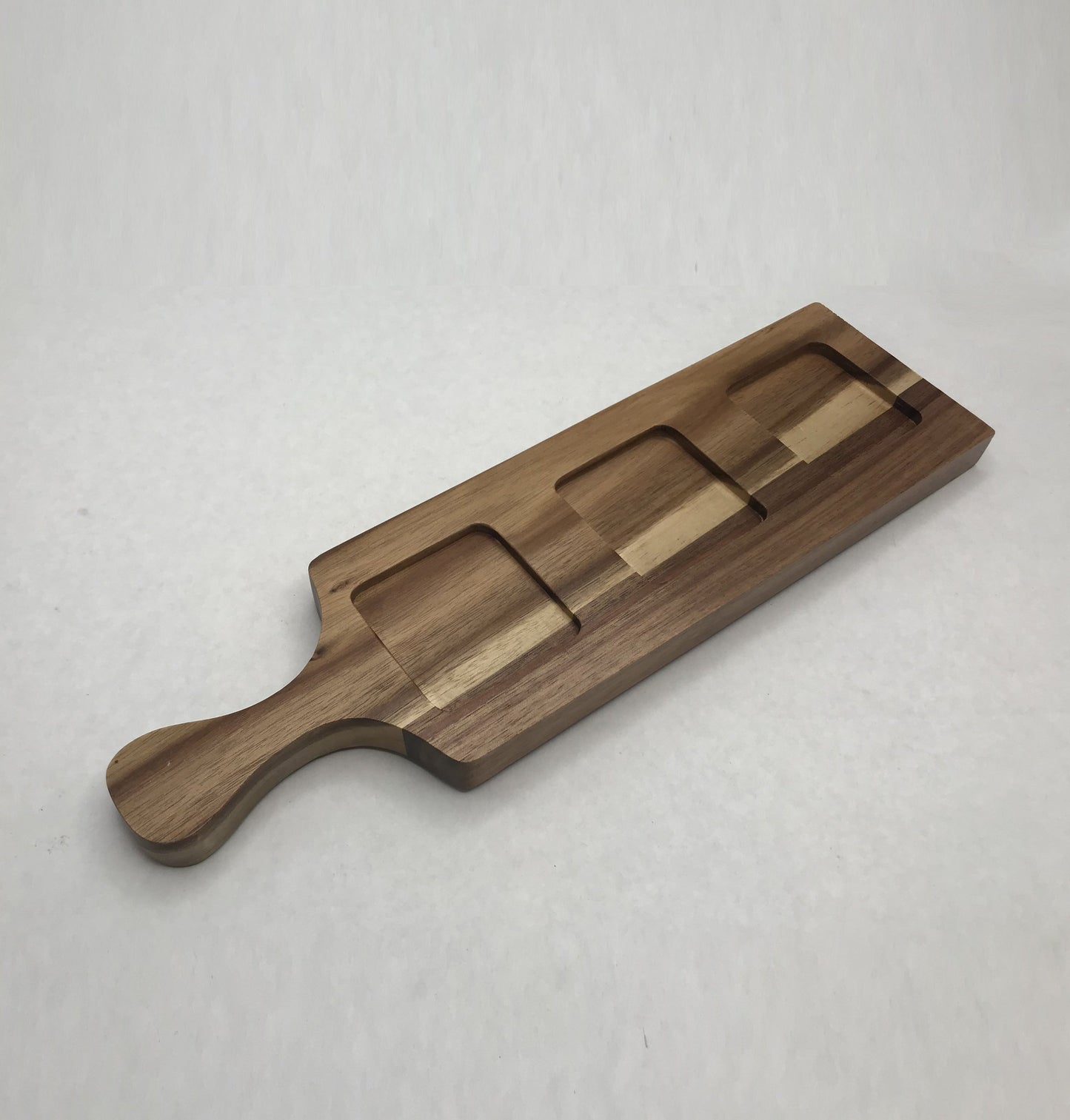 Zavis Green Acacia Wood 3 Hole Double sided Flight Board 14" |