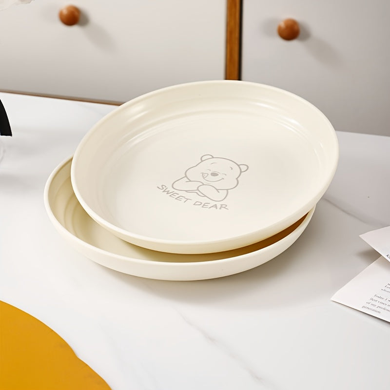 Nordic Bear Pattern Reusable Plates 268 Piece Set