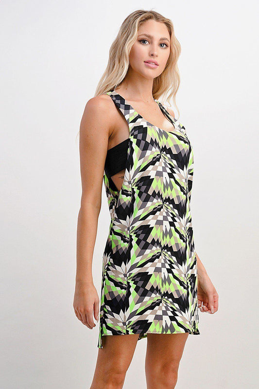 Geometric Racerback A-Line Dress | Apparel | Kitchen + Metal