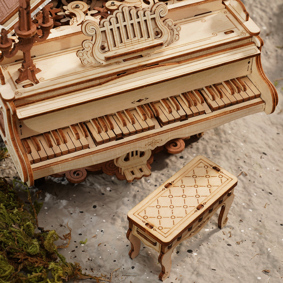 3D Wooden Magic Piano Puzzle.