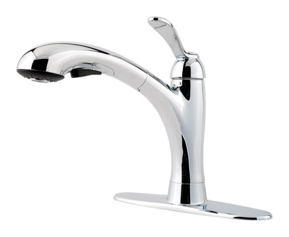 Keeney LF5347CMC One Handle Clairmont Pull Out Kitchen Faucet Stainless | Faucets | Kitchen + Metal