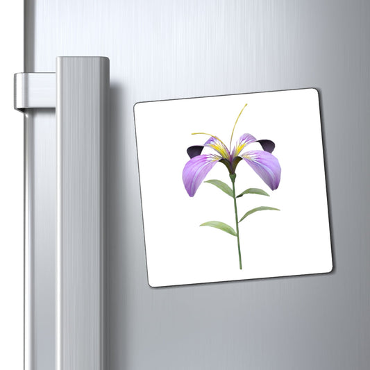 Purple Flower Magnets