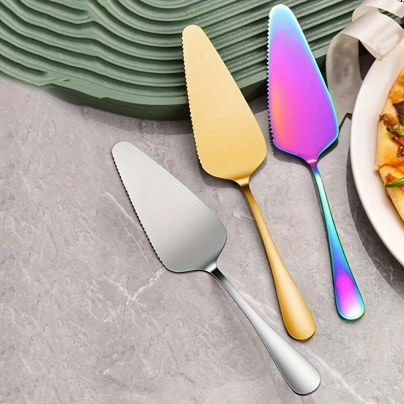 Stainless Steel Cake Shovel with Serrated Edge Tool