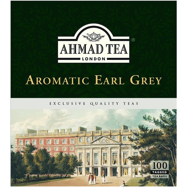 Ahmad Earl Grey Tea with Bergamot - Premium Black Tea Blend from Sri Lanka - 100% Kosher Certified