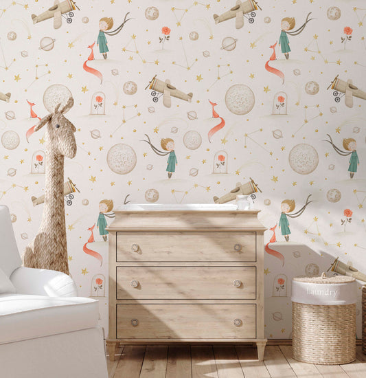 The Little Prince Wallpaper | Kitchen + Metal