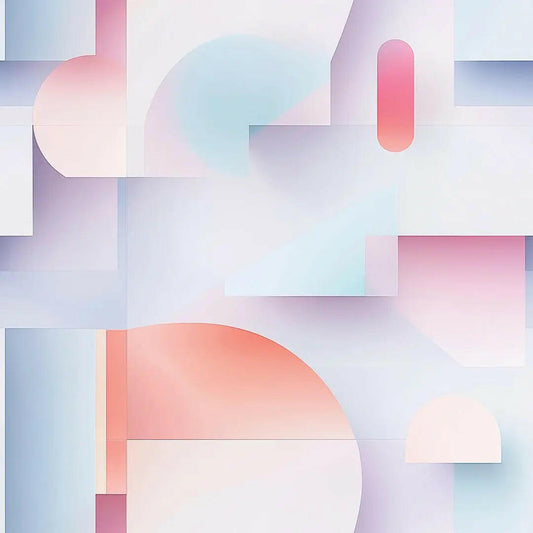 Pastel Prism Abstract Wallpaper