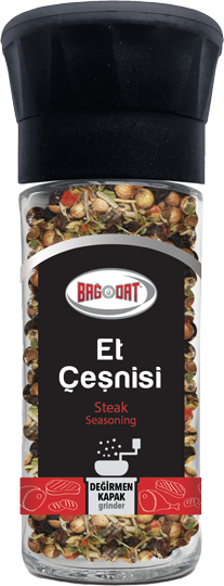 BAGDAT STEAK SEASONING GRINDER (JAR) - 45 GR x 6 | Kitchen + Metal