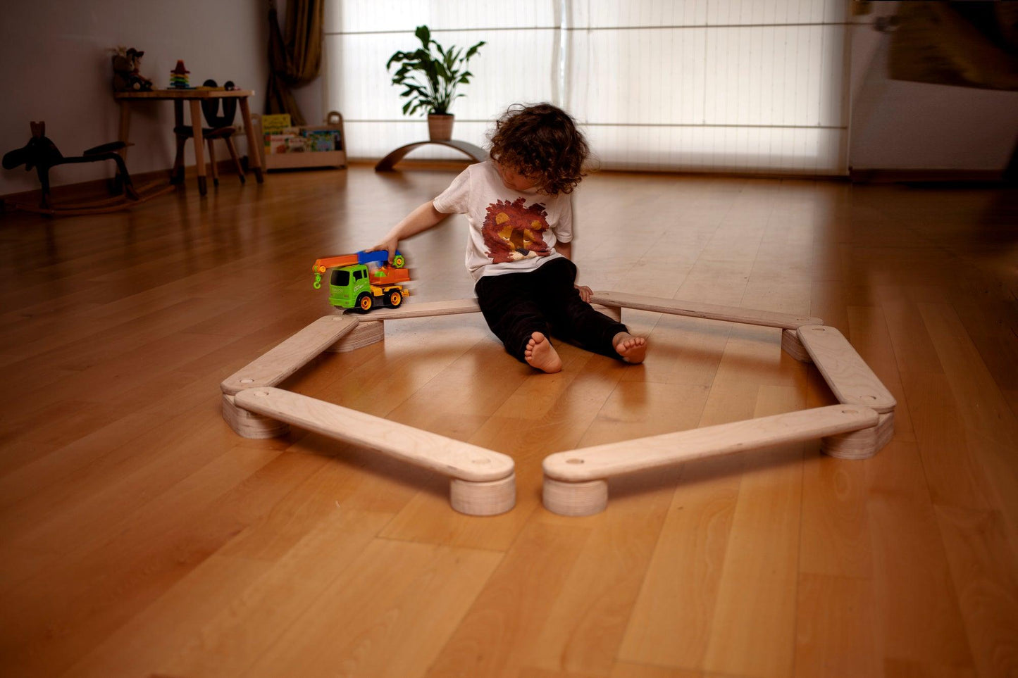 Montessori Balance Beam and Stepping Stones Set | Play | Kitchen + Metal