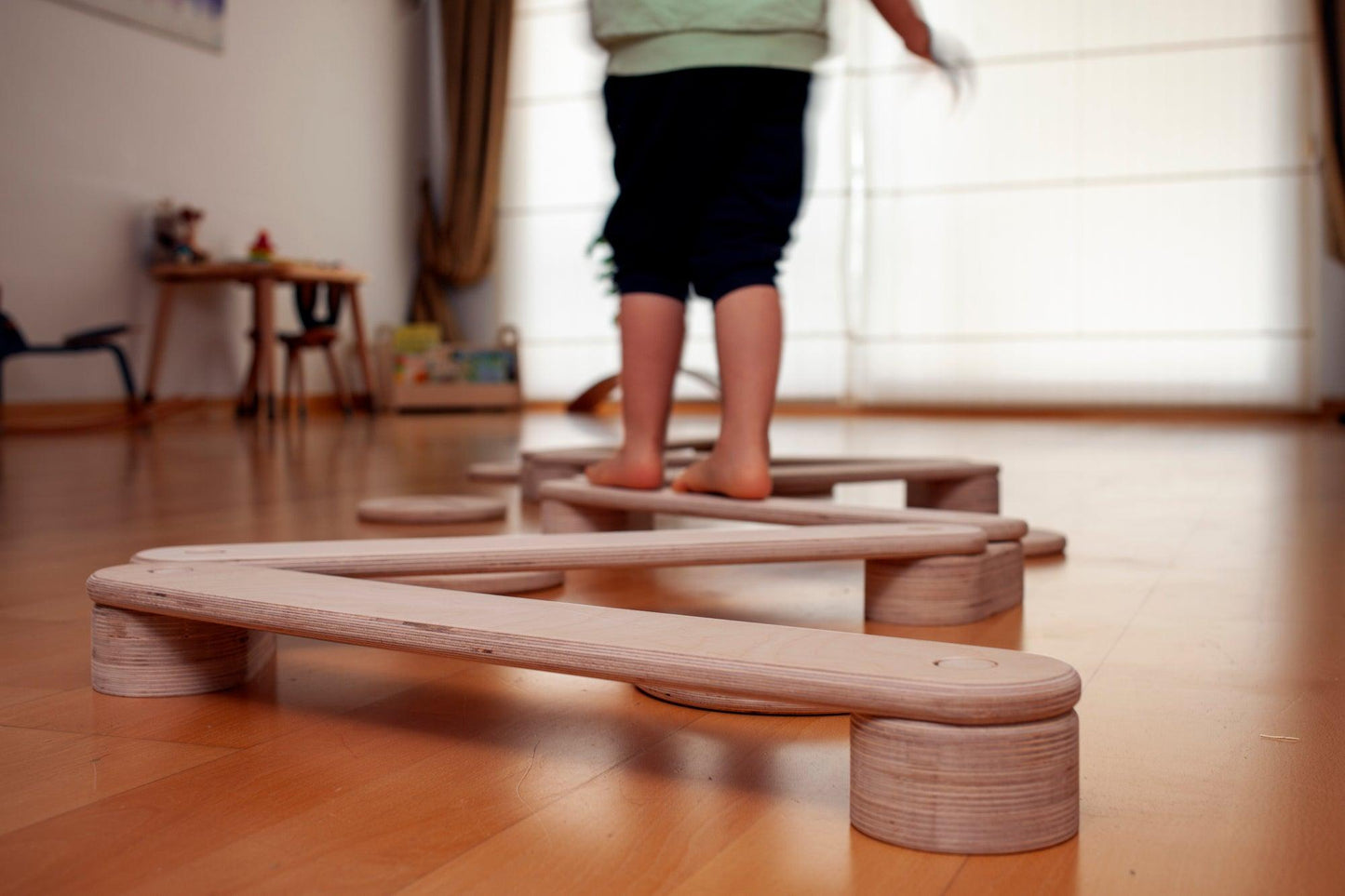 Montessori Balance Beam and Stepping Stones Set | Play | Kitchen + Metal