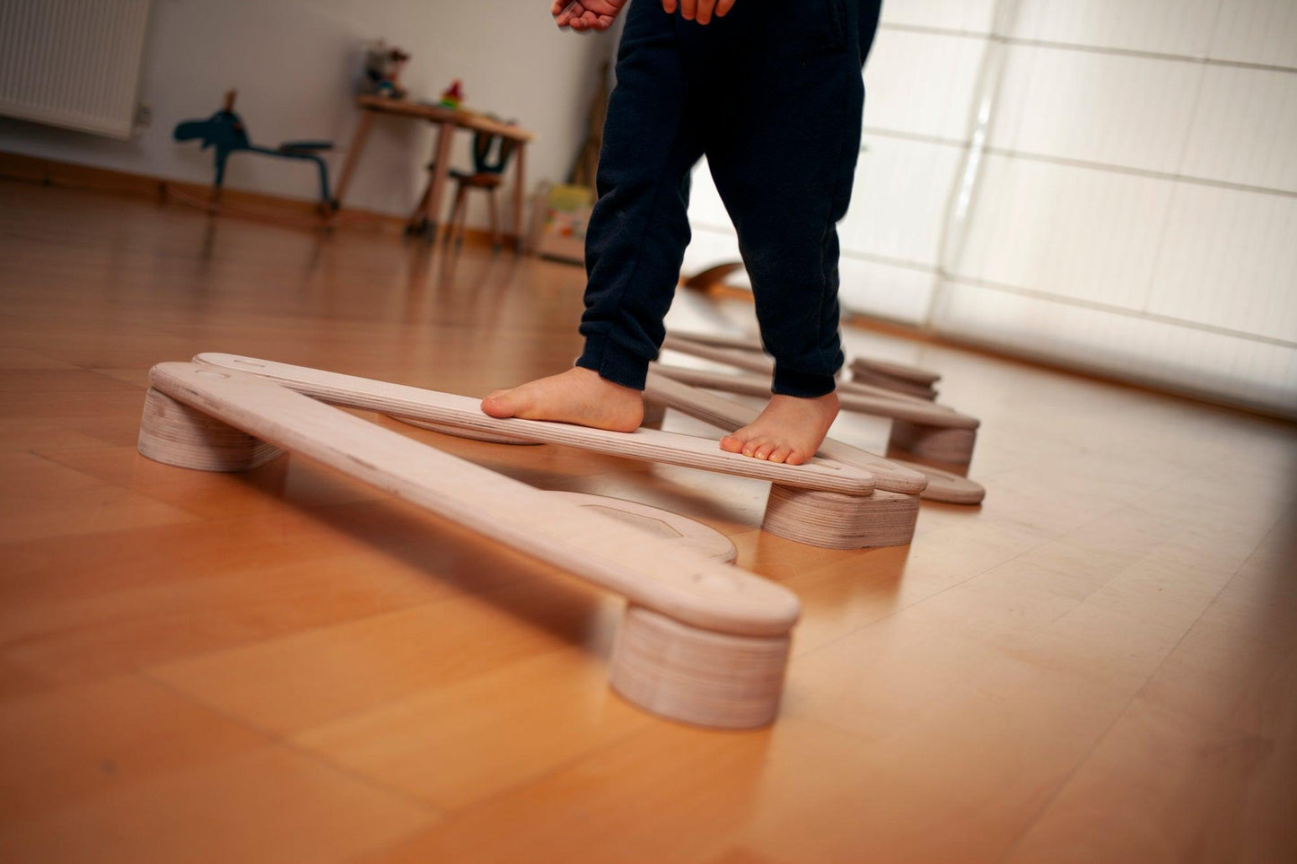 Montessori Balance Beam and Stepping Stones Set | Play | Kitchen + Metal