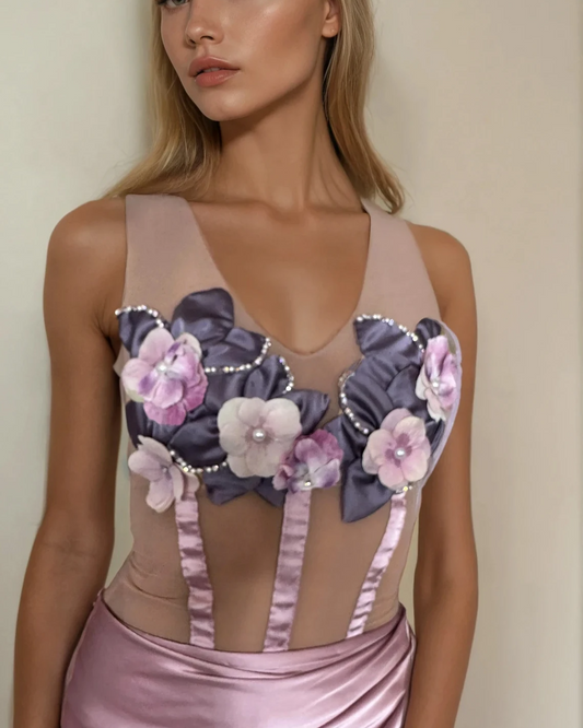 Celestial Blossom Gown Evening Wear Separates Ballet Inspired Prom Dress