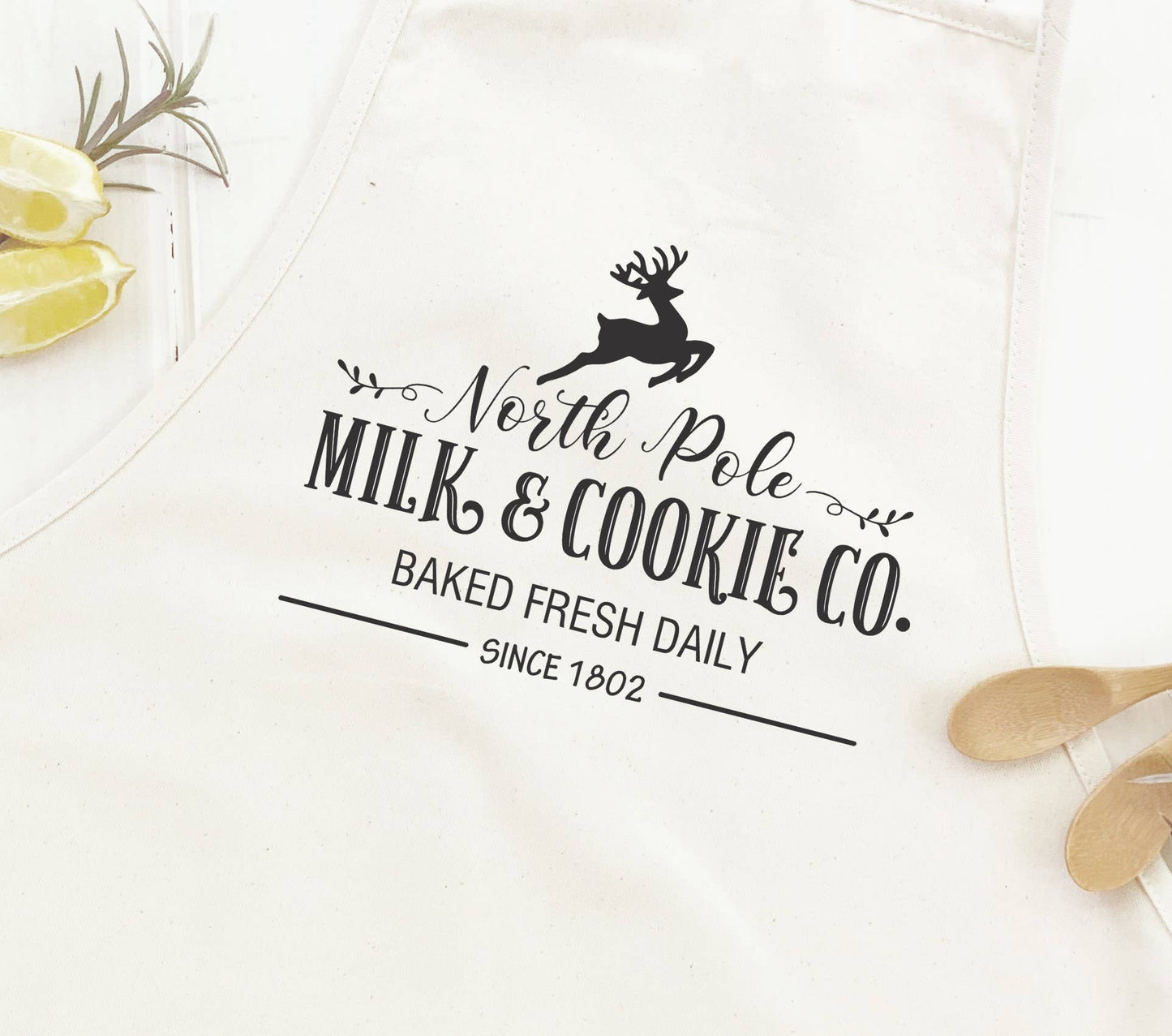 North Pole Milk & Cookies - Women's Apron | Aprons | Kitchen + Metal