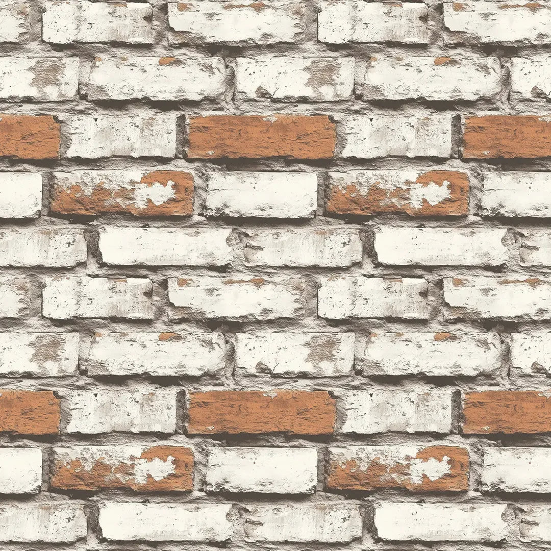 Factory Loft Whitewashed Brick