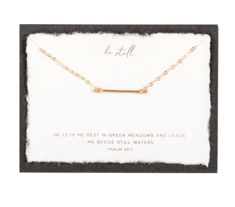 Be Still | Christian Necklace | Psalm