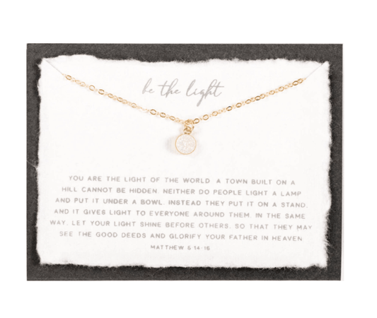 Be the Light | Christian Necklace | Matthew 5:14