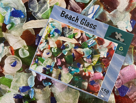 Beach Glass: Weathered Wonders 550-Piece Jigsaw Puzzle