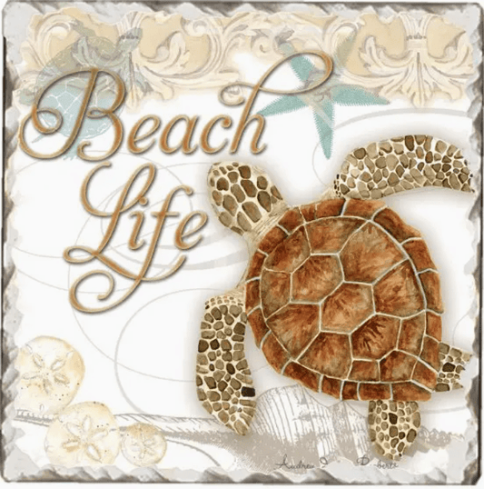 Beach Vibes Assorted Single Coasters