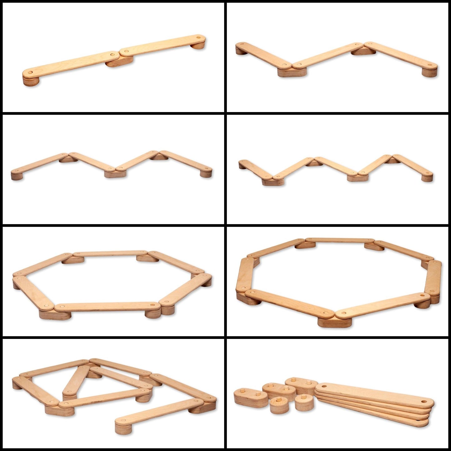 Montessori Balance Beam and Stepping Stones Set | Play | Kitchen + Metal