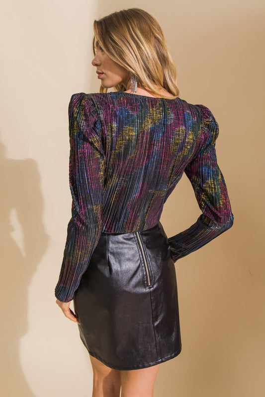 STAY THE NIGHT WOVEN BODYSUIT