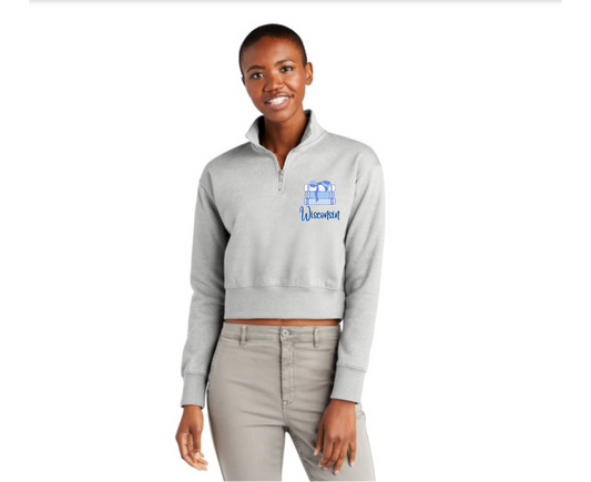 Customizable: Girly Book Club Half Zip