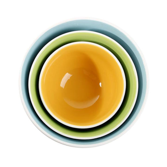 Nesting Textured Bowls - set of 3 | Dinnerware | Kitchen + Metal